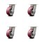 Service Caster 5 Inch Kingpinless Poly on Aluminum Wheel Swivel Top Plate Caster SCC, 4PK SCC-KP30S520-PAR-4 - alternate 3